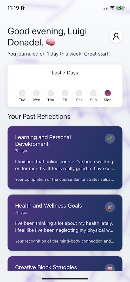 Your Mental Dashboard